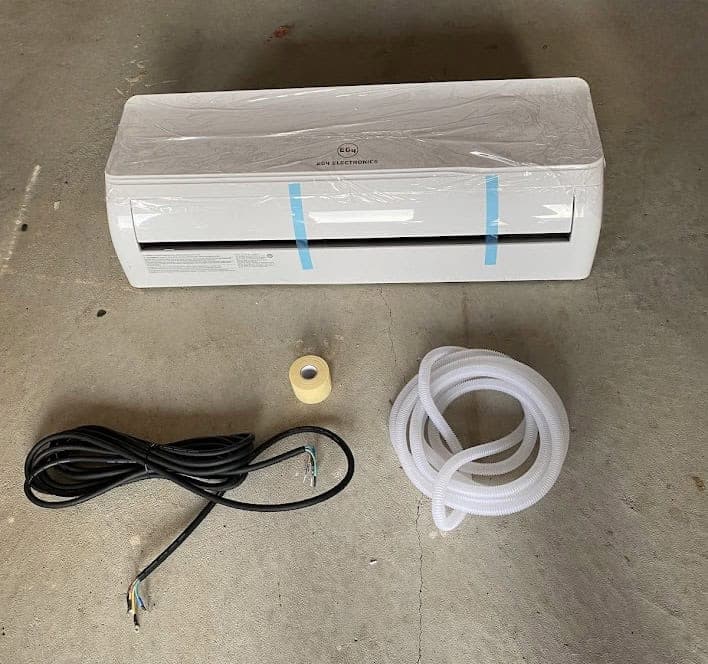Mini split indoor unit ready to install